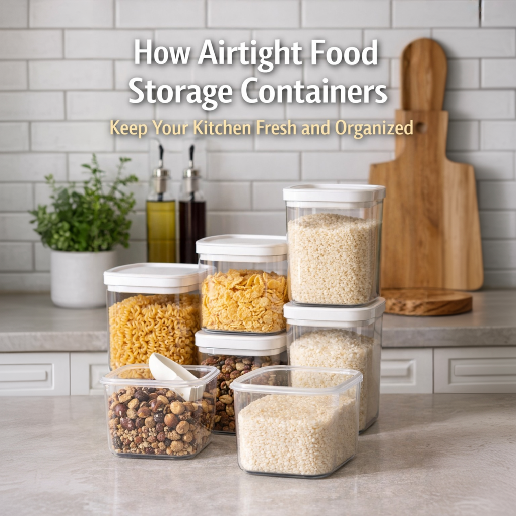 How Airtight Food Storage Containers Keep Your Kitchen Fresh and Organized