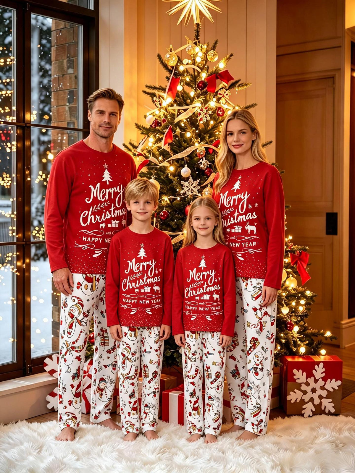 Family Pajamas Set for Christmas