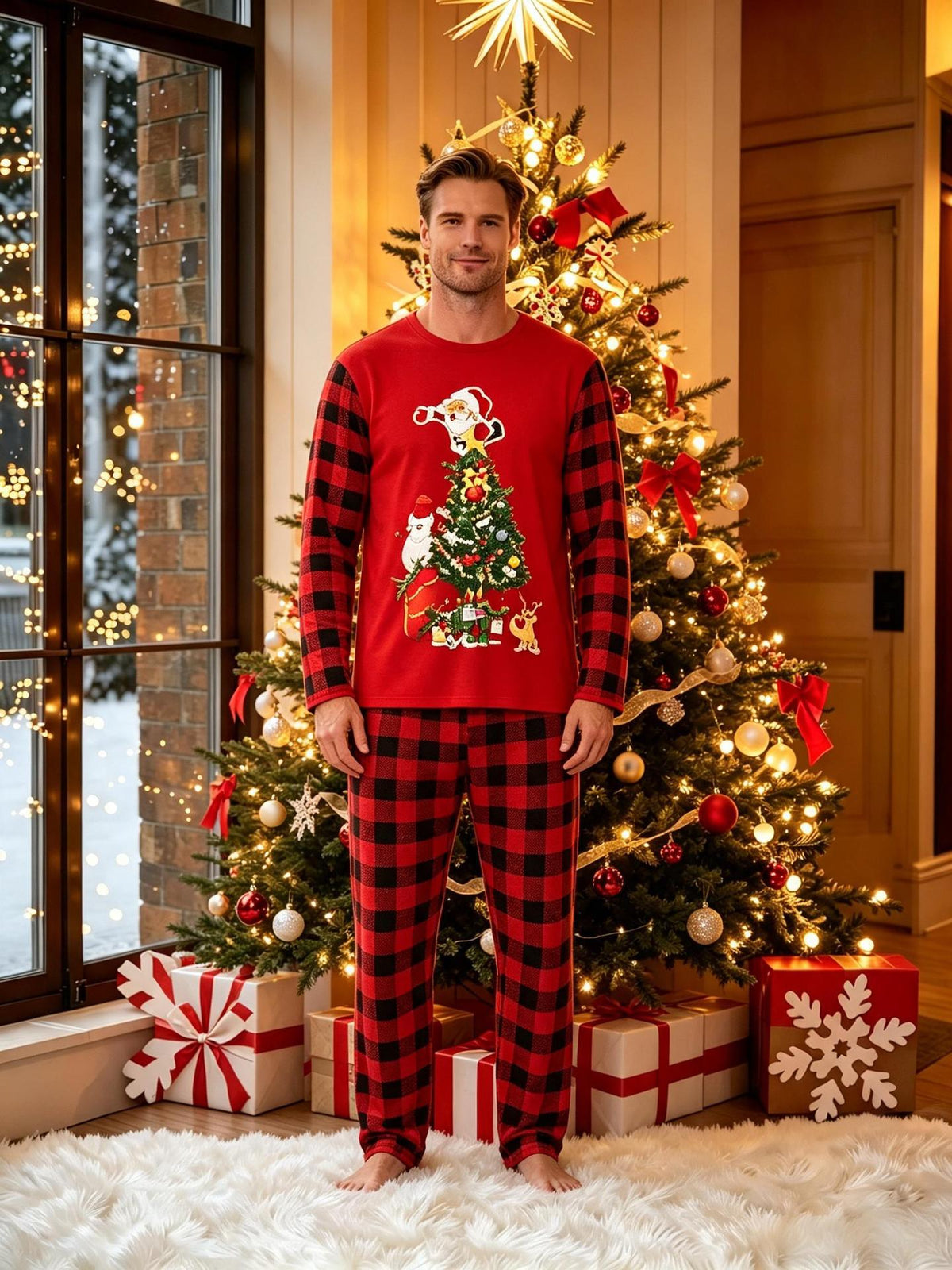 Family Pajamas Set for Christmas