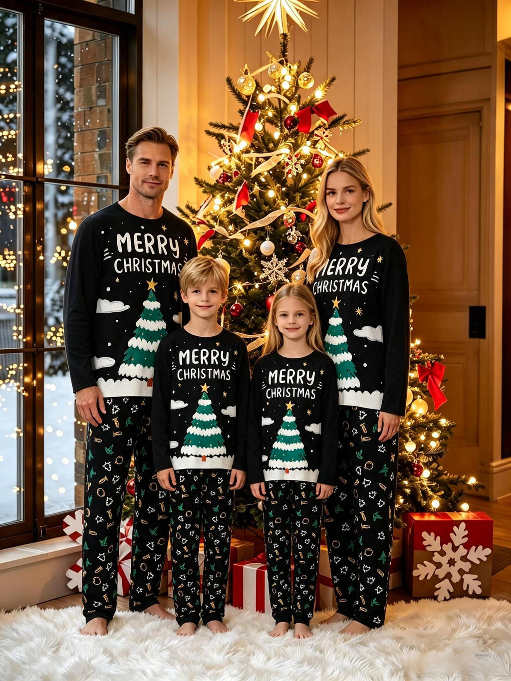 Family Pajamas Set for Christmas