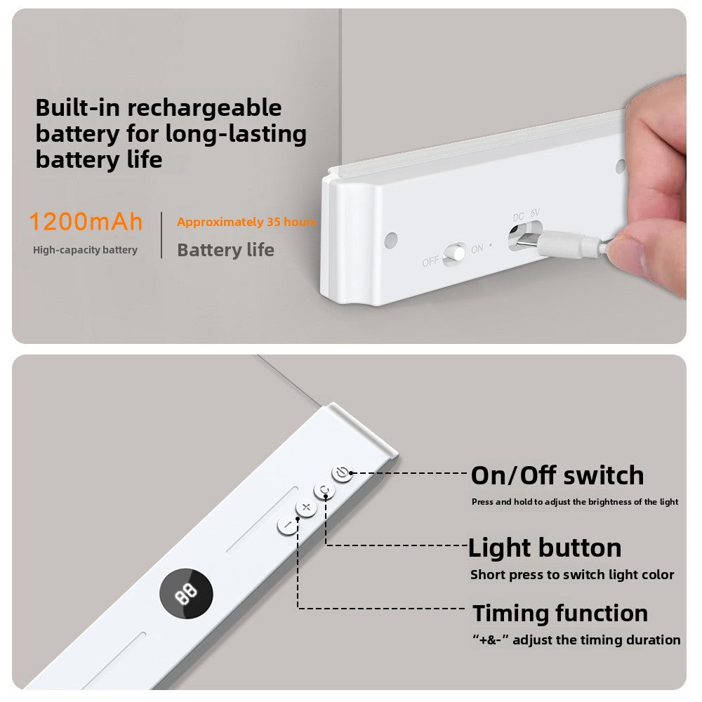 LED Reading Lamp with Stepless Dimming