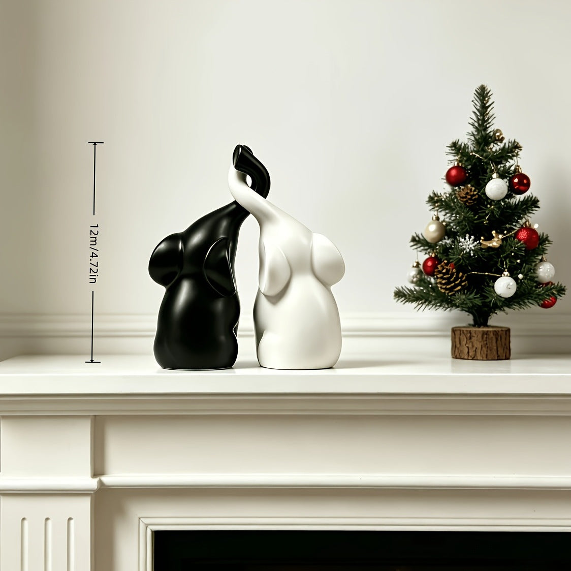 Modern Couple Elephant Home Decor