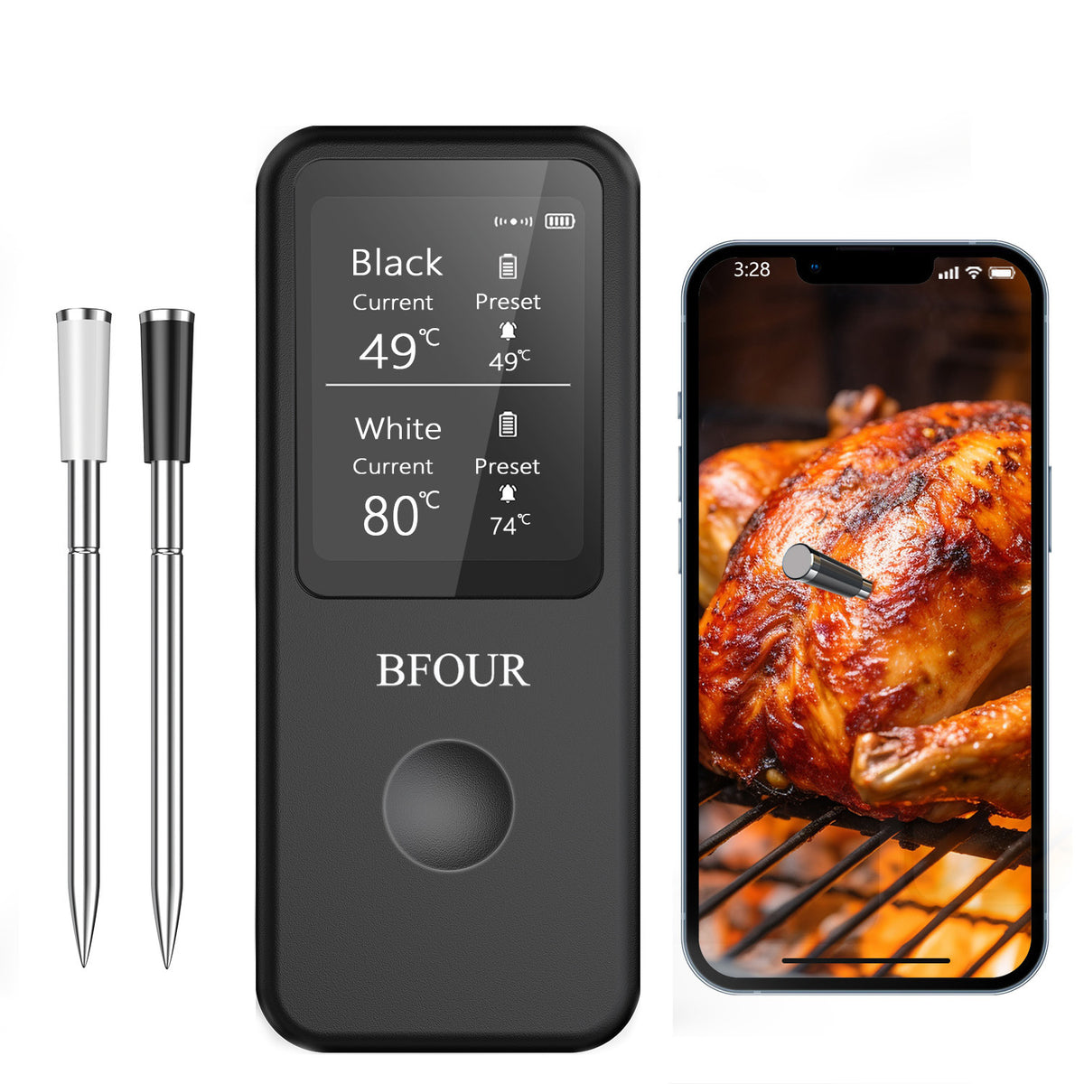 Smart Bluetooth Food Thermometer