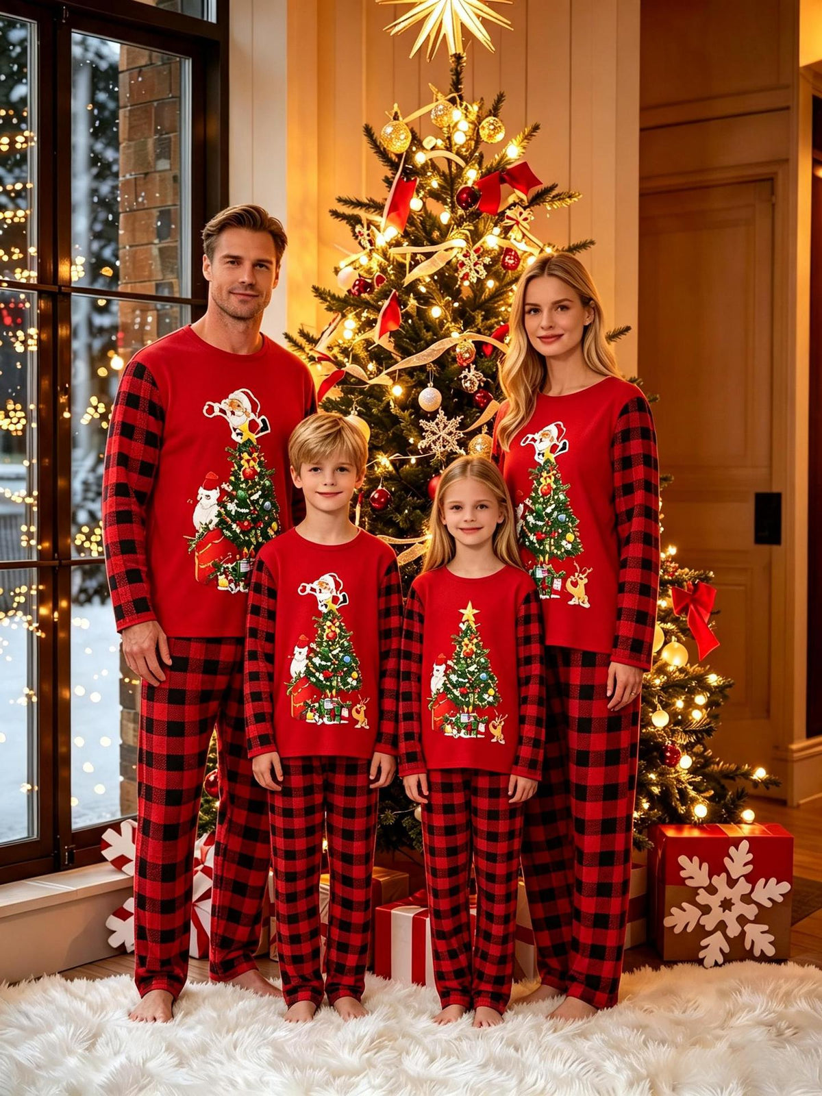 Family Pajamas Set for Christmas