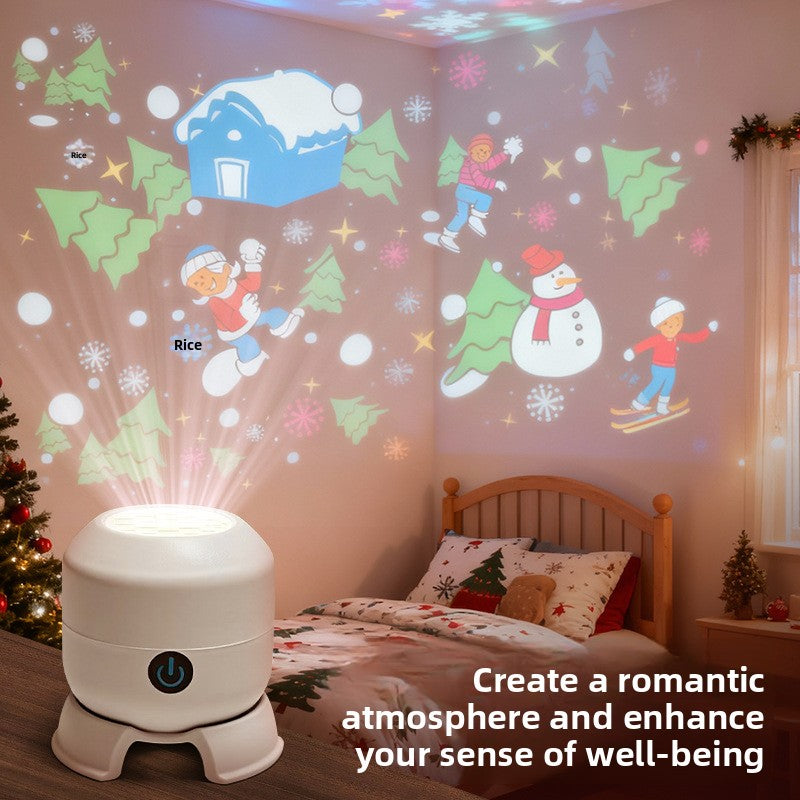 Christmas Projection Light with Rotating Patterns