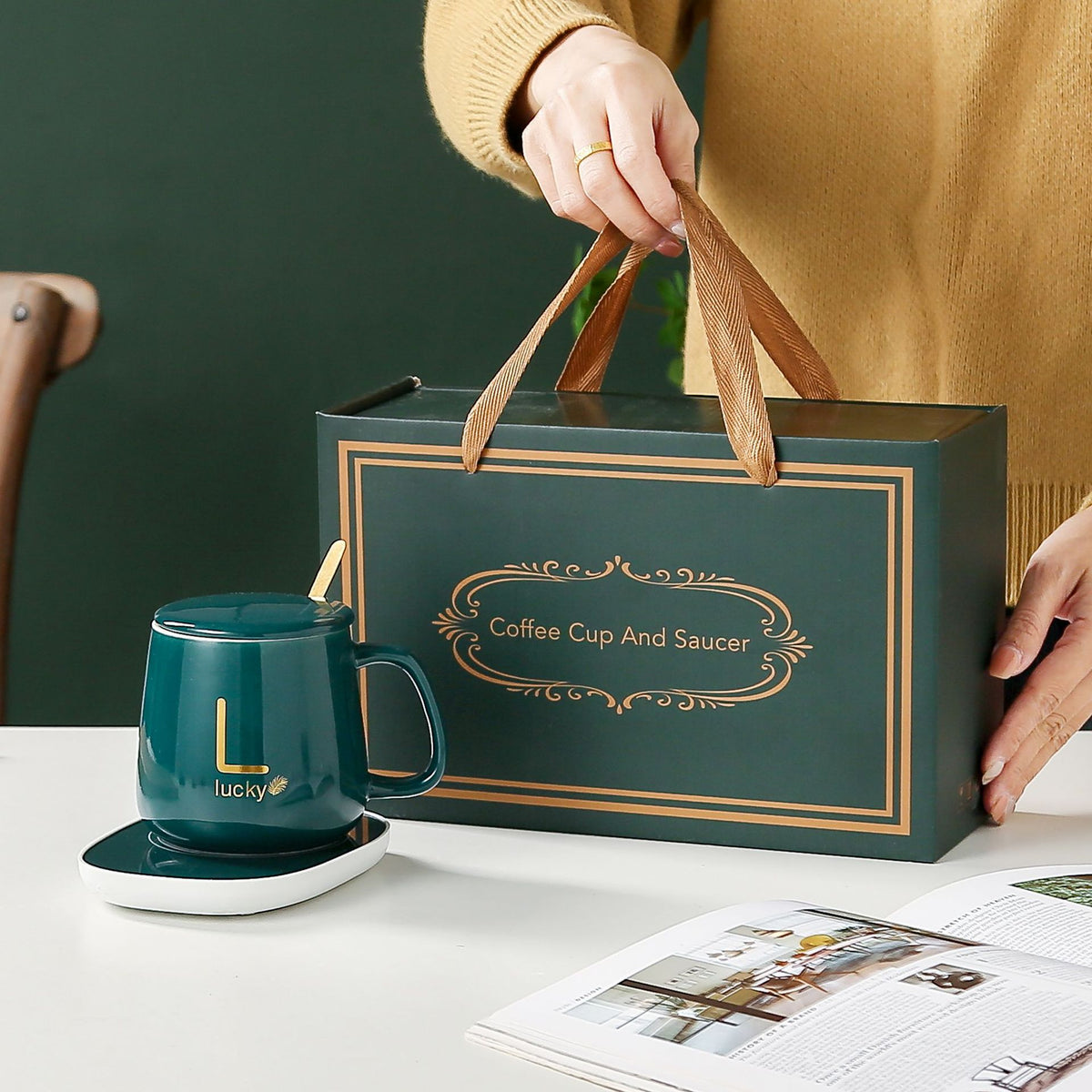 Ceramic Temperature Control Mug with Gift Box