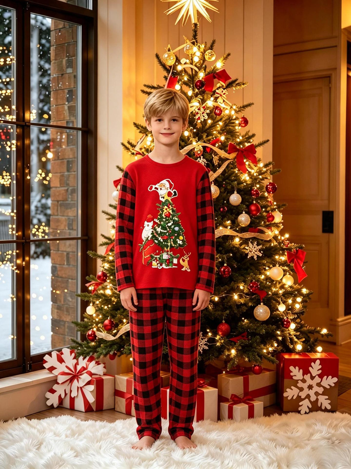 Family Pajamas Set for Christmas
