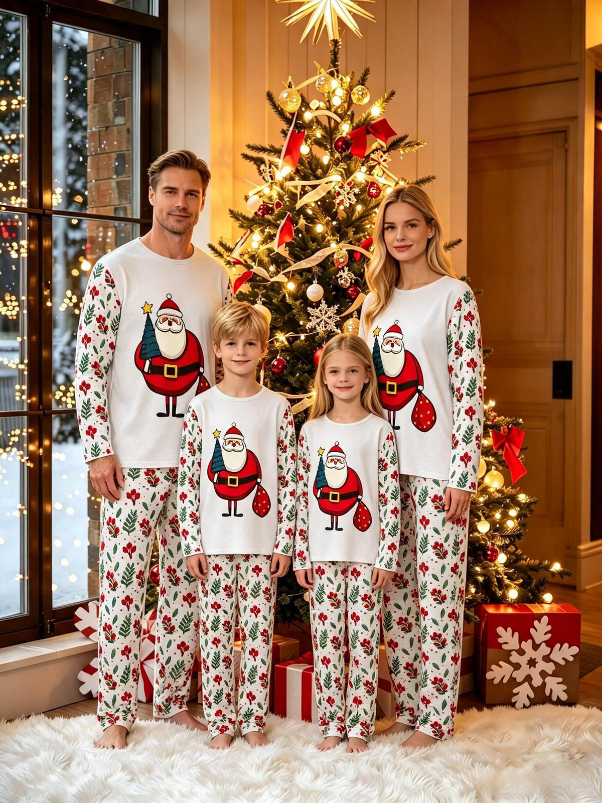 Family Pajamas Set for Christmas