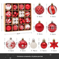 Christmas Decorative Painted Ball Ornaments Gift Set