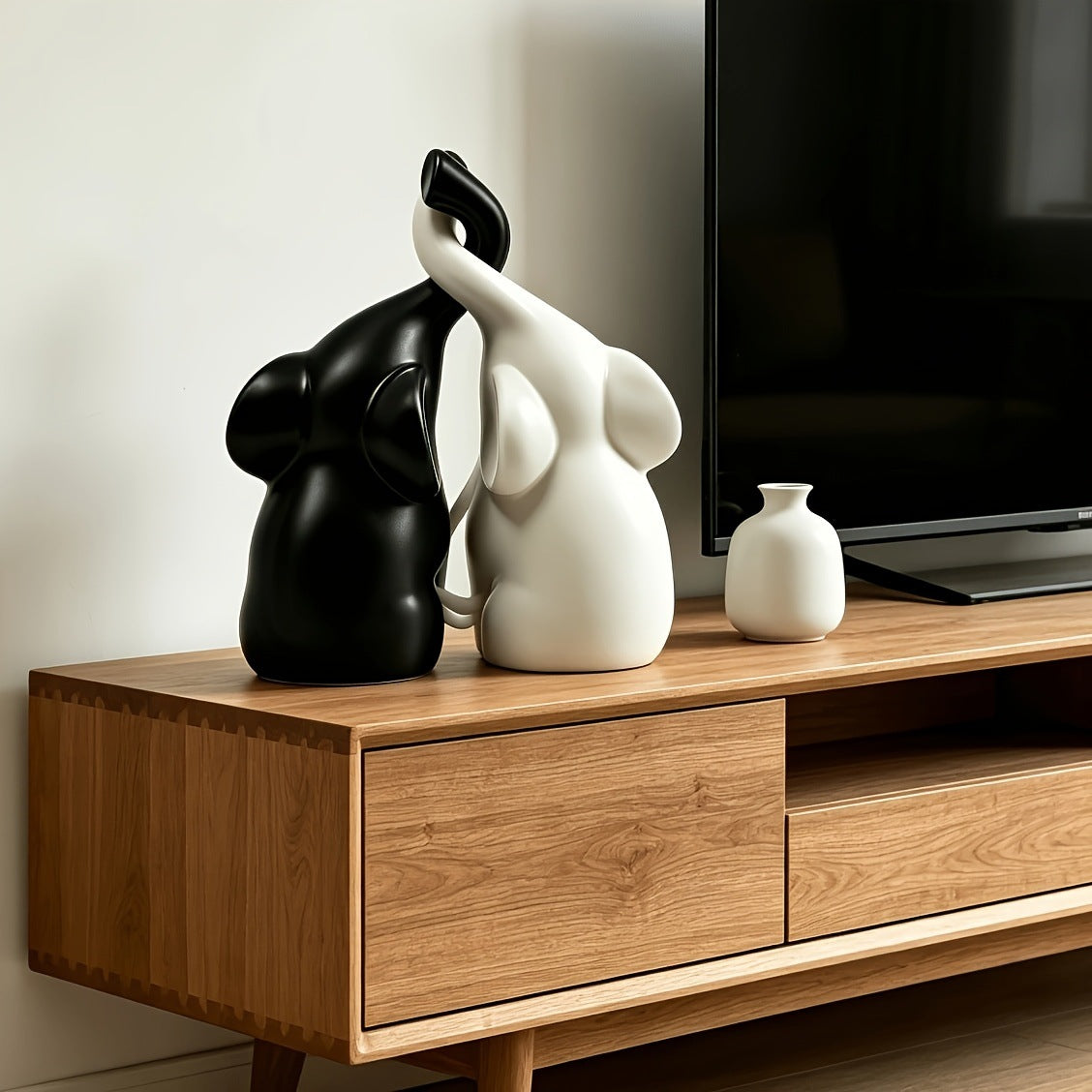 Modern Couple Elephant Home Decor