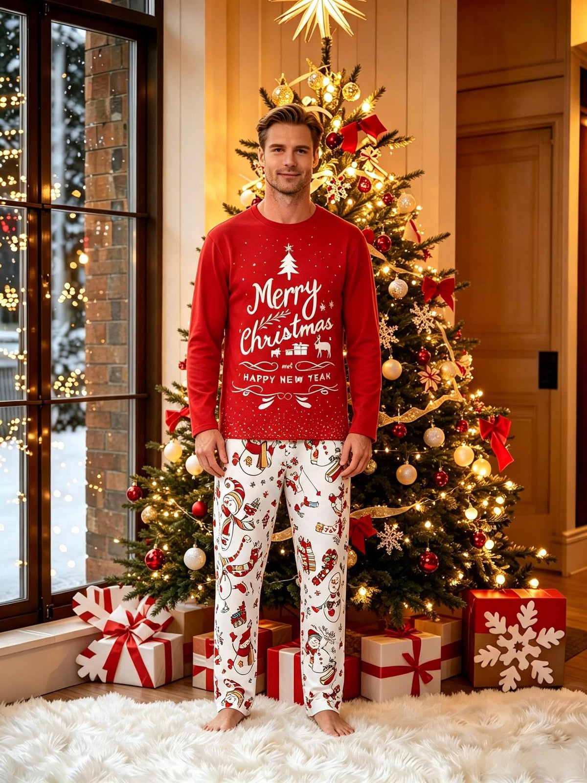 Family Pajamas Set for Christmas