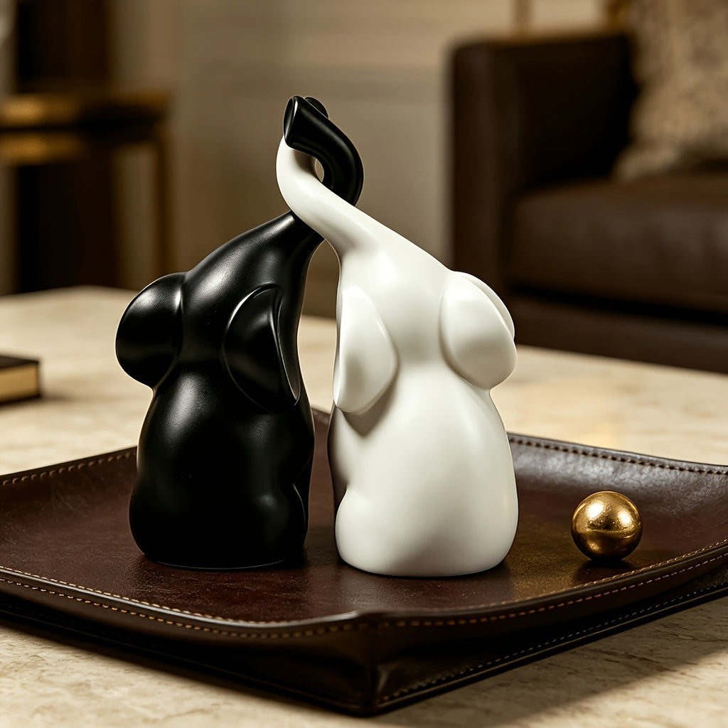 Modern Couple Elephant Home Decor