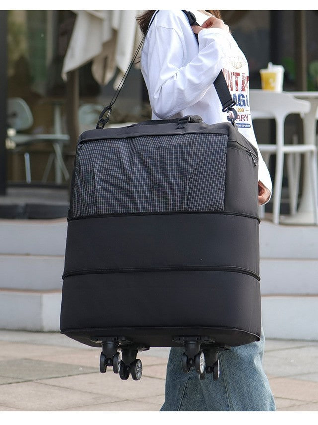 Expandable Universal Wheel Travel Bag with Dry-Wet Separation