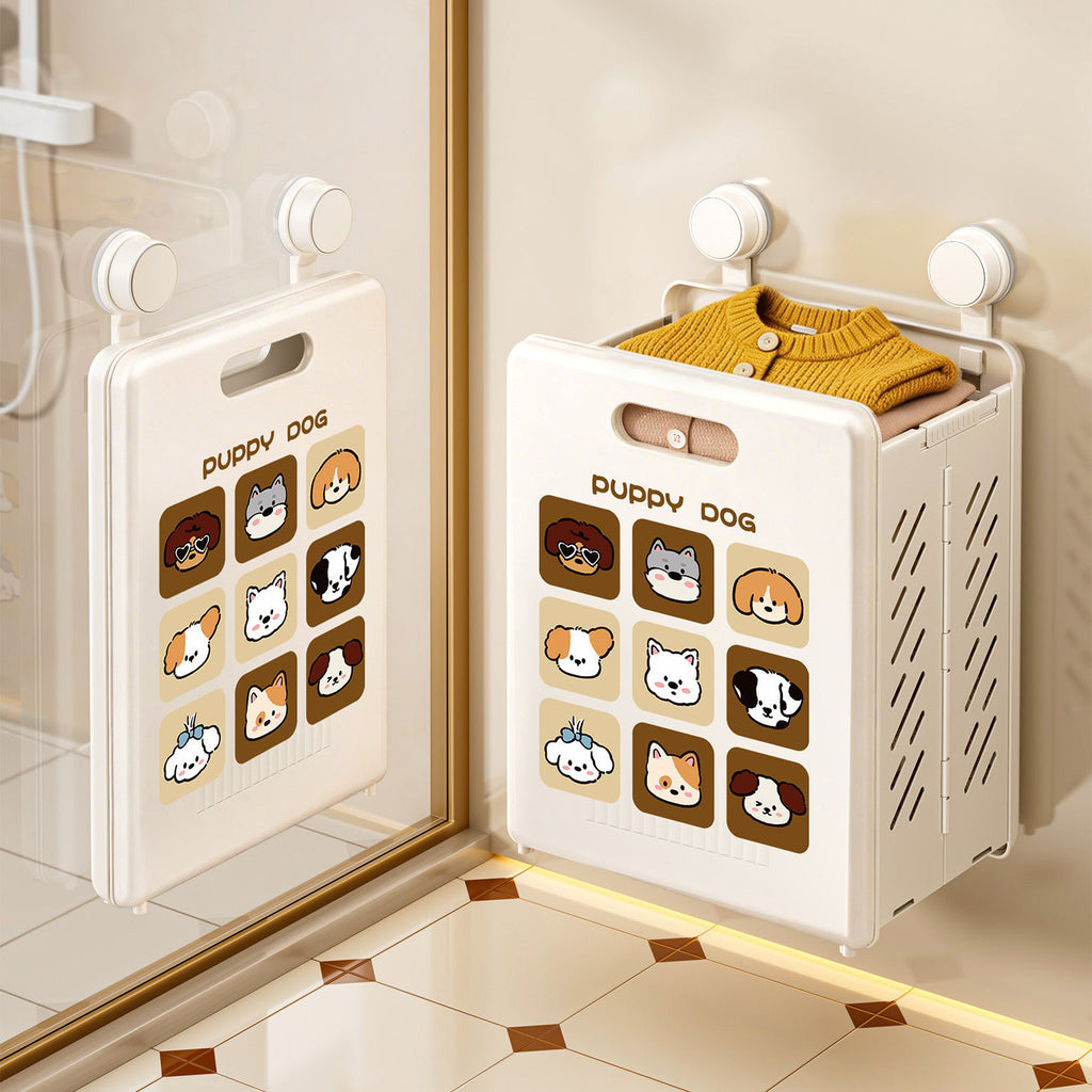 Foldable Wall Mounted Laundry Basket