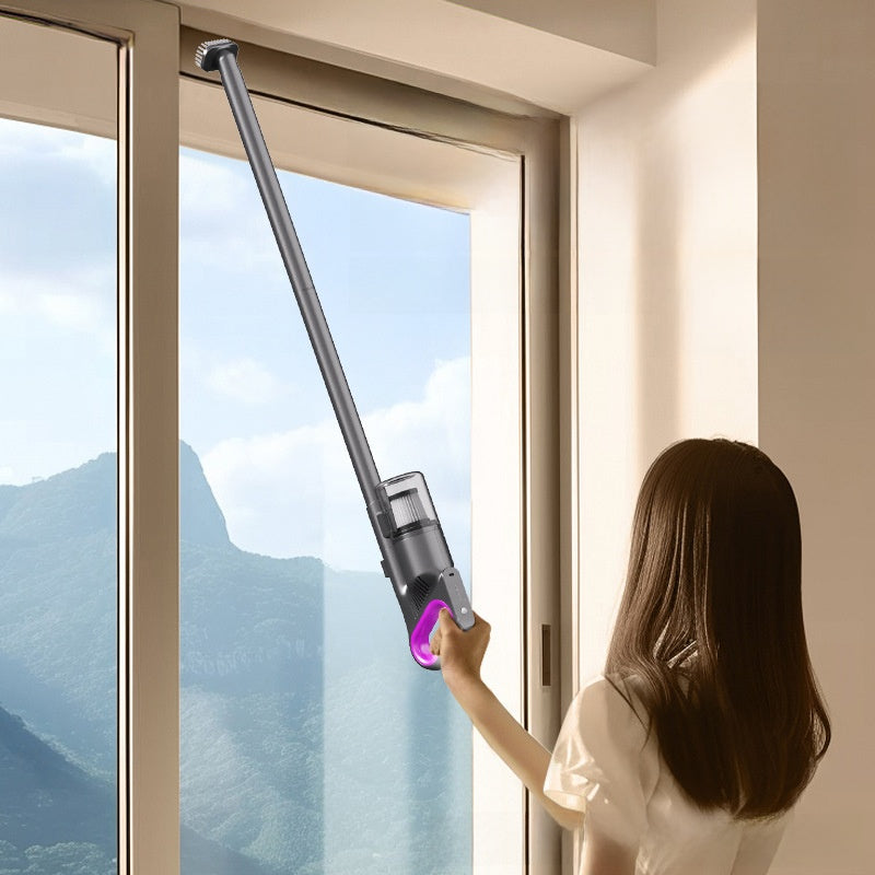 Handheld Wireless Vacuum Cleaner with Floor Brush.