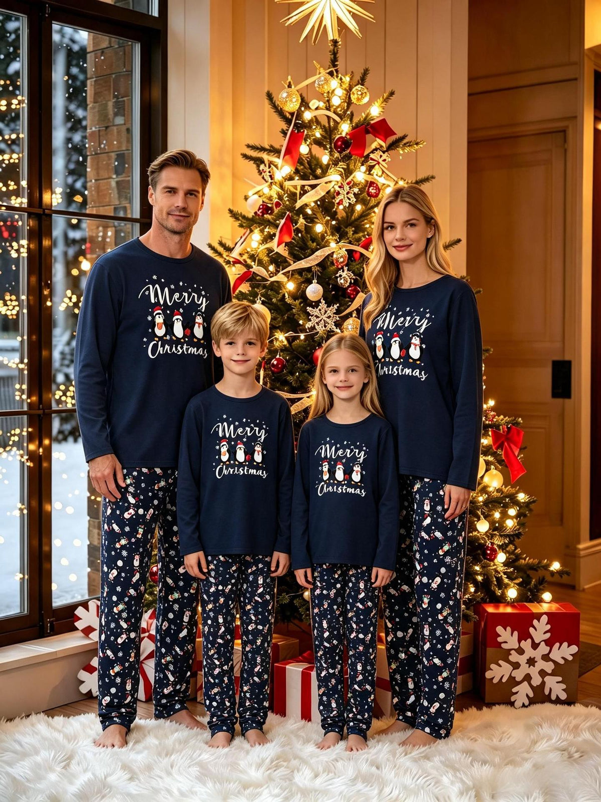 Family Pajamas Set for Christmas