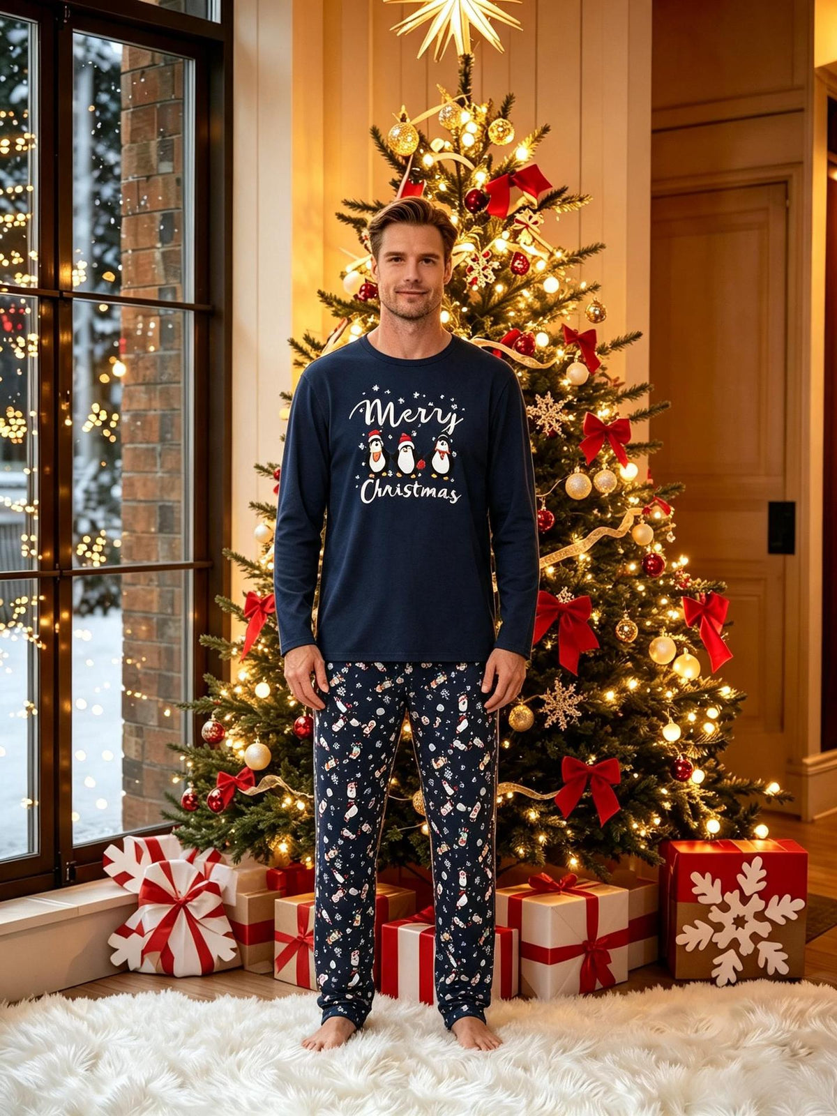 Family Pajamas Set for Christmas