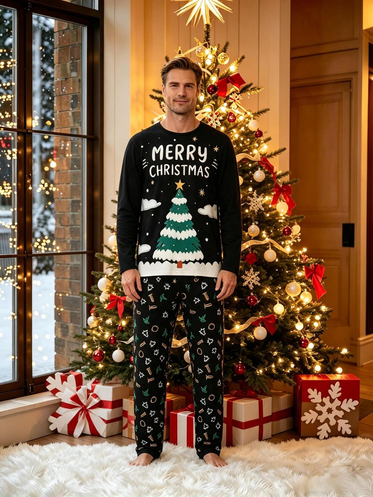 Family Pajamas Set for Christmas