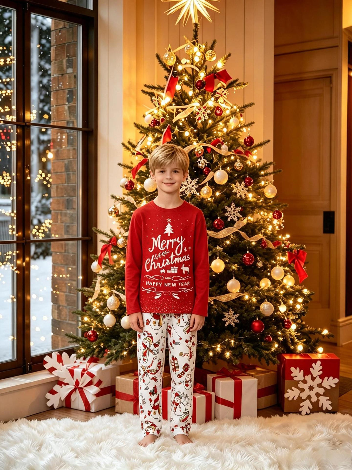 Family Pajamas Set for Christmas