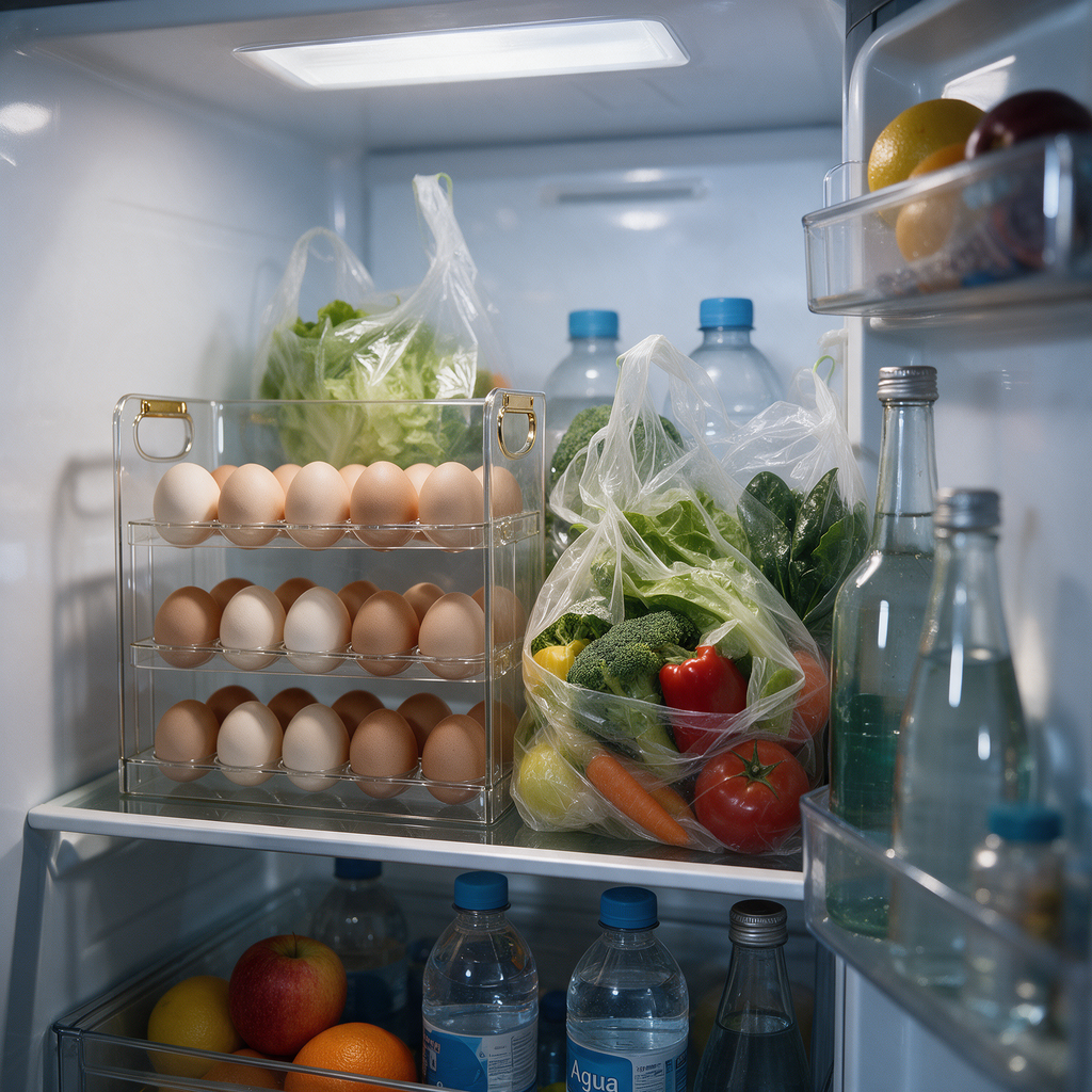 3-Tier Transparent Egg Organizer