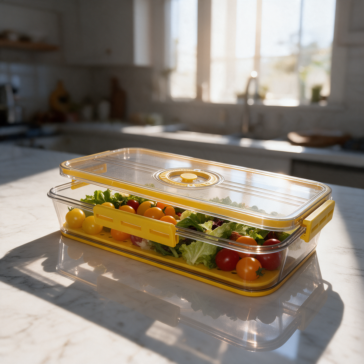 Clear Stackable Refrigerator Organizer