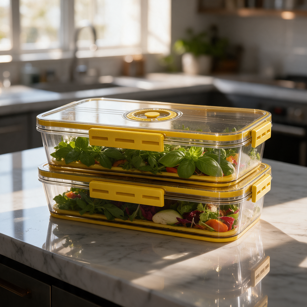 Clear Stackable Refrigerator Organizer