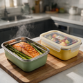 Colorful Airtight Aluminum Lunch Boxes – Pack of 2